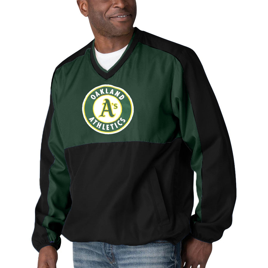 CHAQUETA JERSEY DE ALTO CALOR PARA HOMBRE OAKLAND ATHLETICS