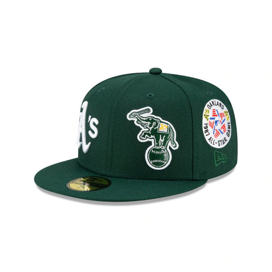 PARCHE DE OAKLAND ATHLETICS PRIDE 59FIFTY AJUSTADO