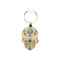 LLAVERO DE CALAVERA DE AZÚCAR DE OAKLAND ATHLETICS