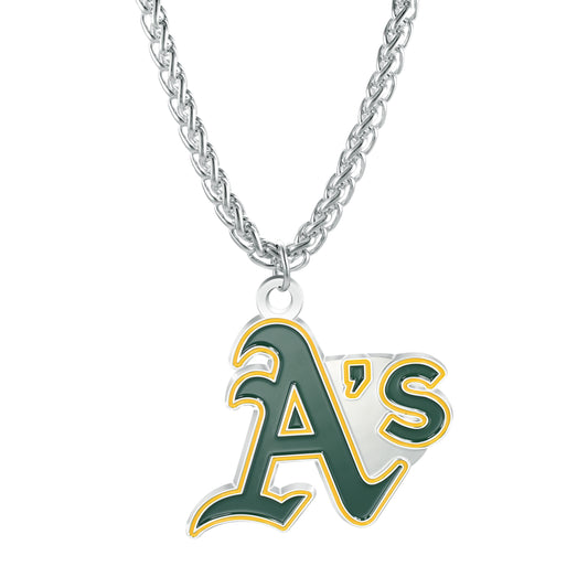 OAKLAND ATHLETICS TEAM LOGO NECKLACE