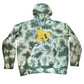 OAKLAND ATHLETICS MEN'S TIE DYE PULLOVER HOODIE SWEATSHIRT