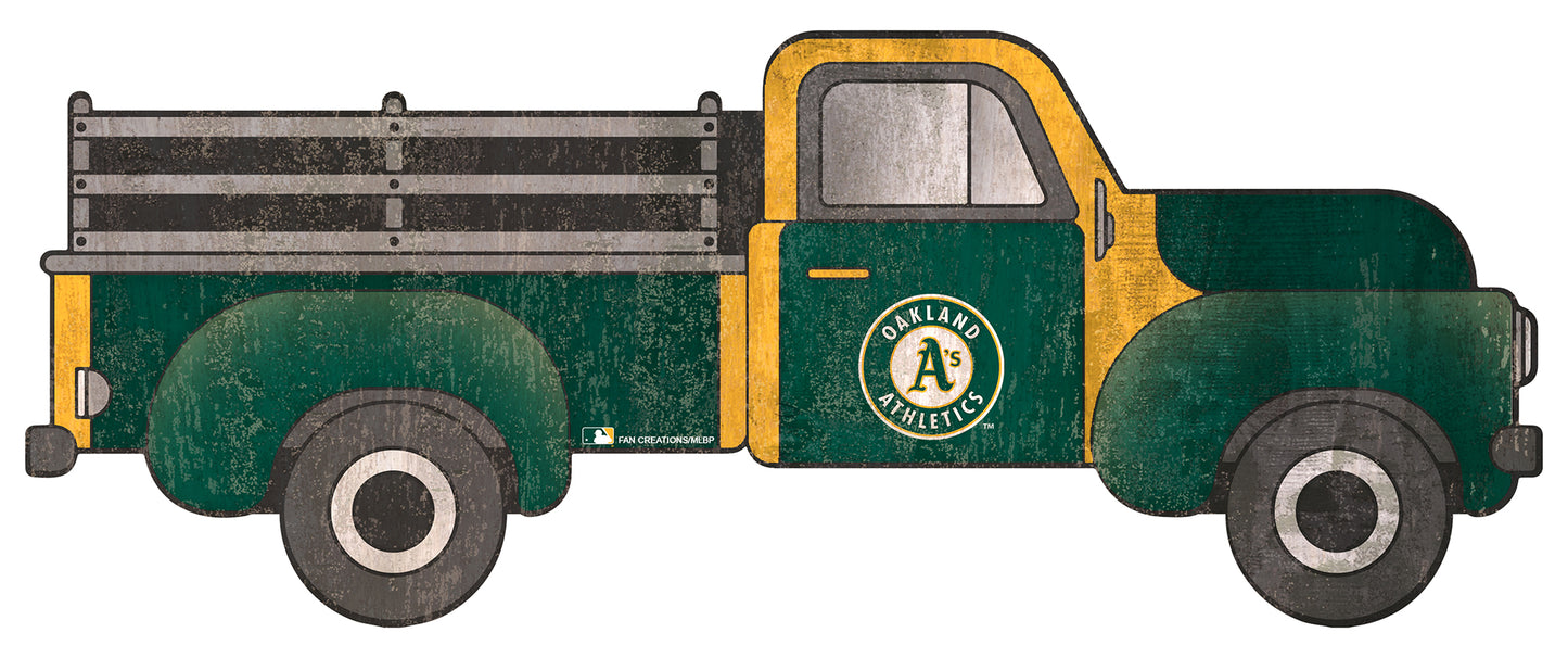 OAKLAND ATHLETICS TRUCK CUTOUT