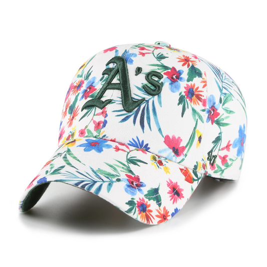 SOMBRERO DE LIMPIEZA AJUSTABLE DE LA MARCA 47 DE OAKLAND ATHLETICS PARA MUJER - HIGHGROVE