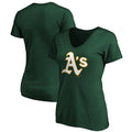 ATHLETICS WOMEN'S OFFICIAL LOGO T-SHIRT - GREEN