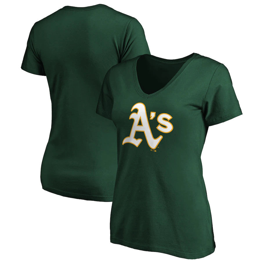 ATHLETICS WOMEN'S OFFICIAL LOGO T-SHIRT - GREEN