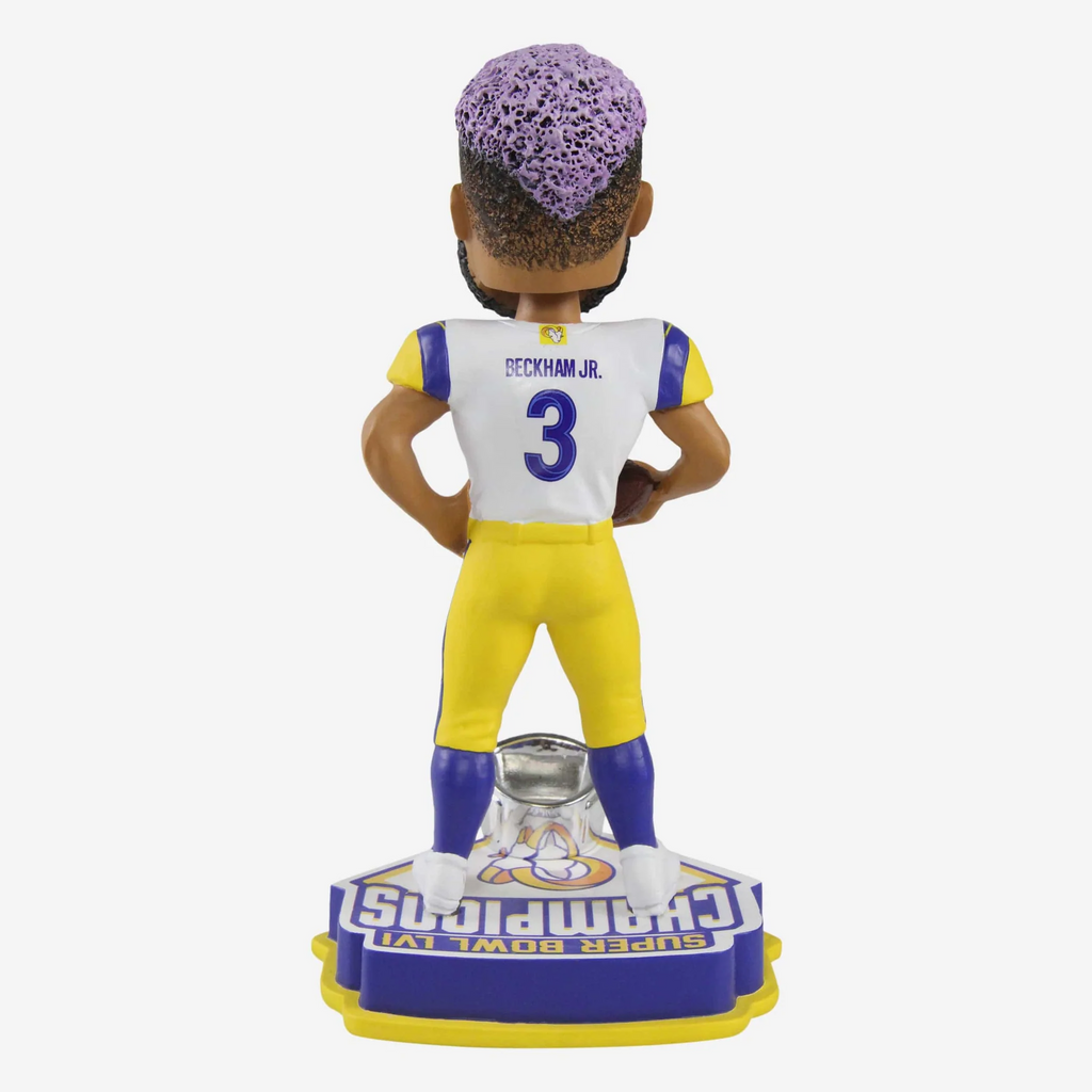 LOS ANGELES RAMS ODELL BECKHAM JR SUPER BOWL LVI BOBBLEHEAD
