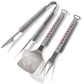 OHIO STATE BUCKEYES 3-PIECE SPORTULA BBQ UTENSIL SET