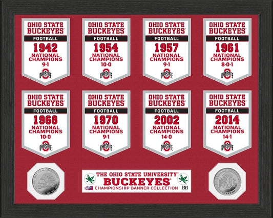 OHIO STATE BUCKEYES BANNER COLLECTION PHOTO
