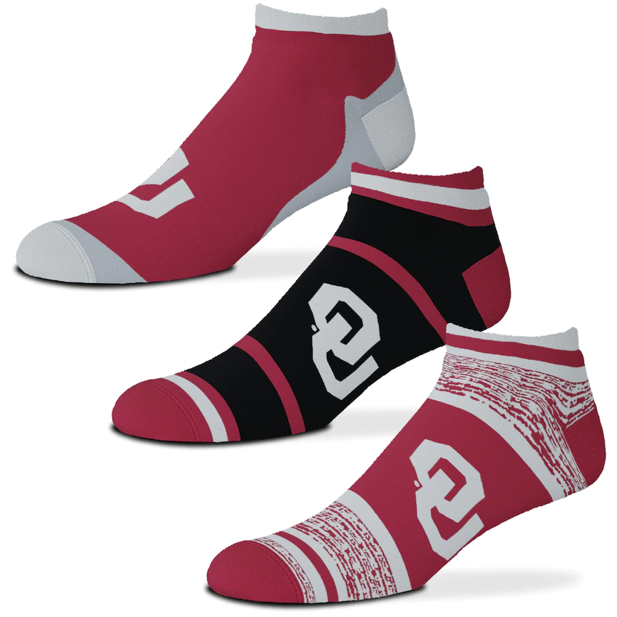 OKLAHOMA SOONERS PACK DE 3 CALCETINES EN EFECTIVO