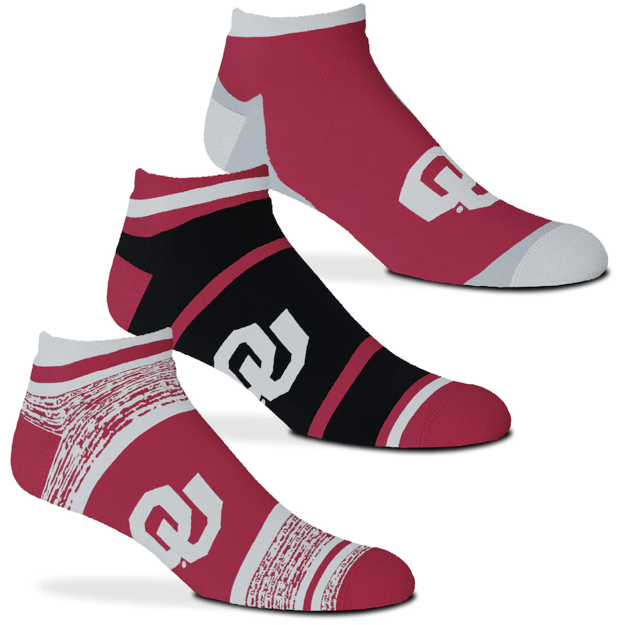 OKLAHOMA SOONERS PACK DE 3 CALCETINES EN EFECTIVO