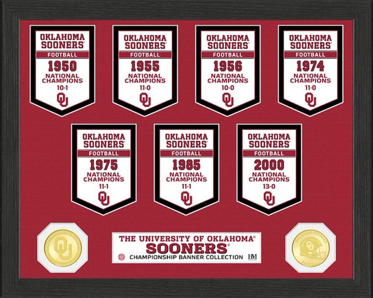 OKLAHOMA SOONERS BANNER COLLECTION PHOTO