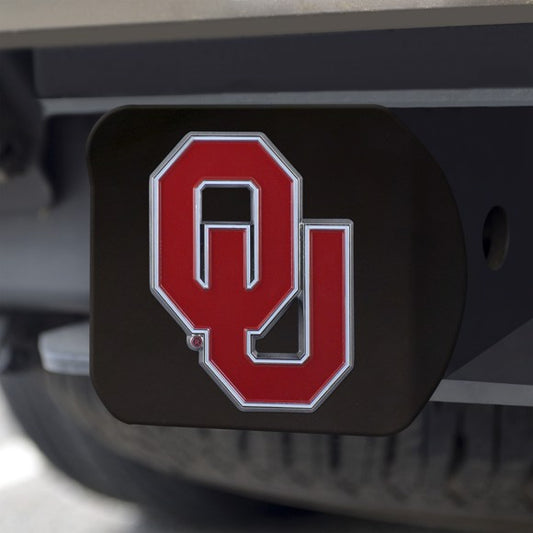 OKLAHOMA SOONERS BLACK LOGO HITCH