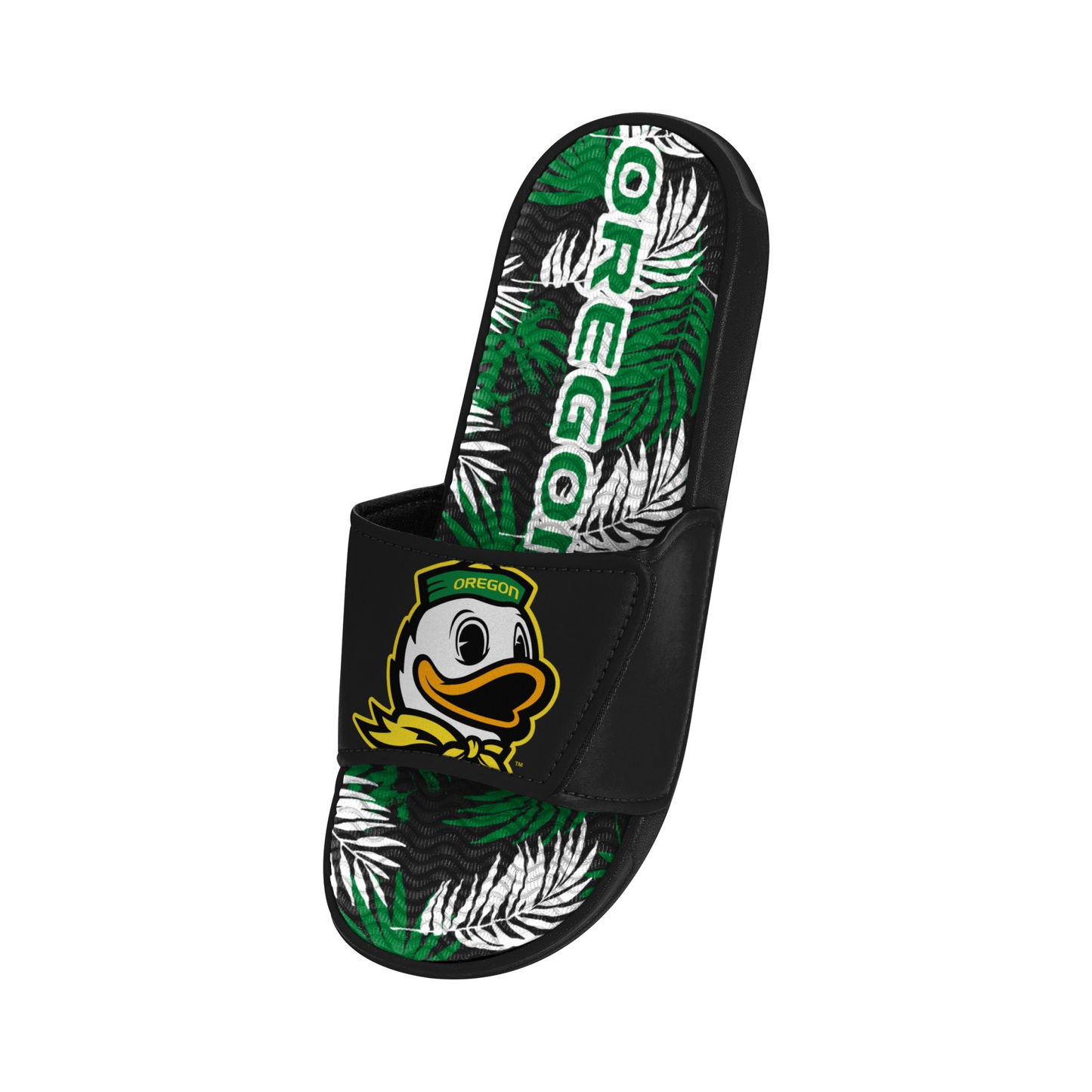 OREGON DUCKS MEN'S FLORAL GEL SLIDES
