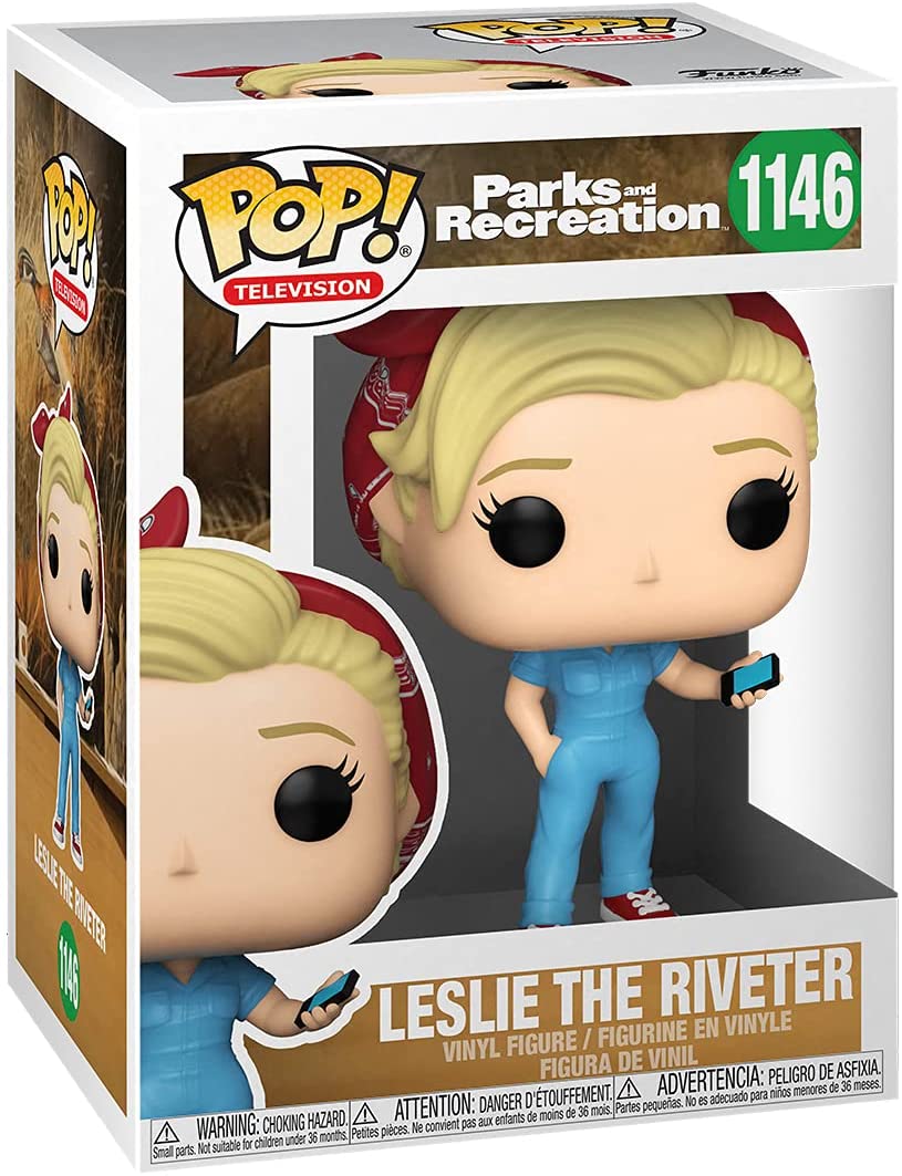 PARKS & RECREATION LESLIE THE RIVETER FUNKO POP VINYL