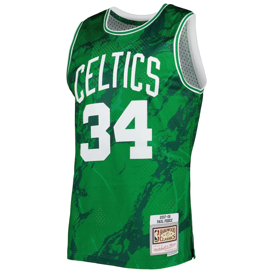 PAUL PIERCE BOSTON CELTICS MITCHELL & NESS SWINGMAN JERSEY - MARBLE