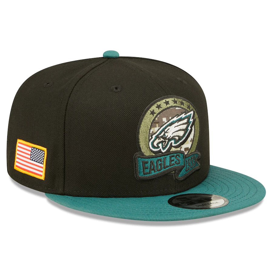 GORRA 9FIFTY SNAPBACK PHILADELPHIA EAGLES 2022 SALUTE TO SERVICE