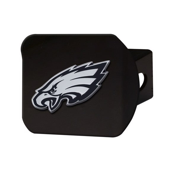 ENGANCHE DE LOGOTIPO PHILADELPHIA EAGLES NEGRO CROMADO