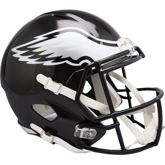 RÉPLICA DE CASCO DE VELOCIDAD DE TAMAÑO COMPLETO PHILADELPHIA EAGLES - 22 ALT