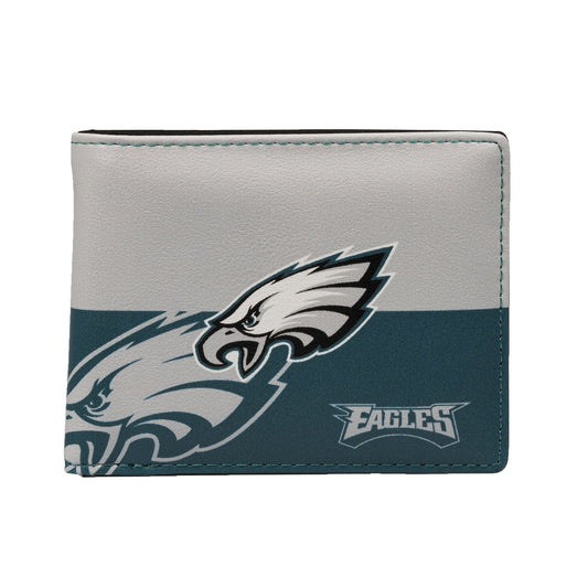 CARTERA DOBLE PLEGABLE CON LOGO DE LAS ÁGUILAS DE PHILADELPHIA