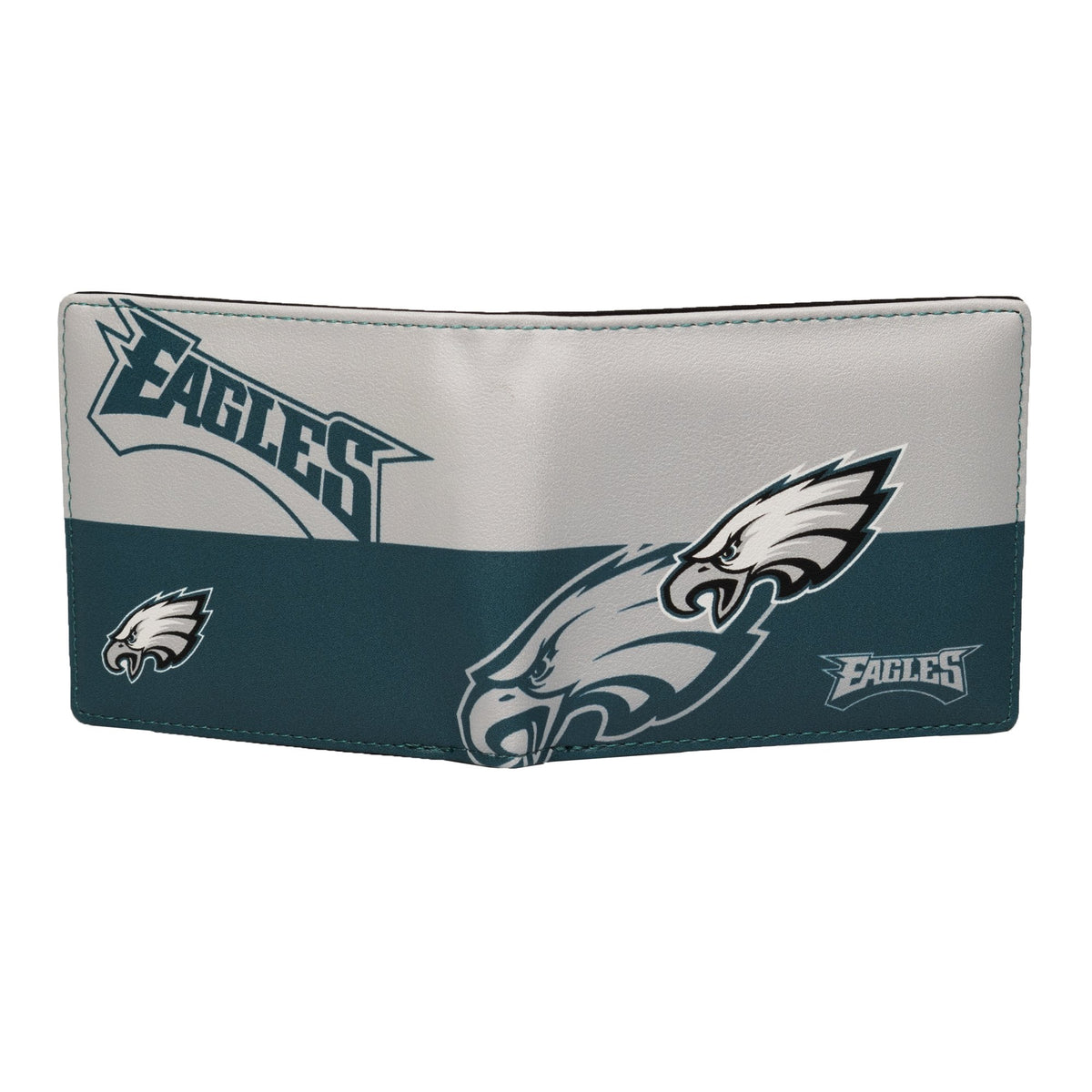 CARTERA DOBLE PLEGABLE CON LOGO DE LAS ÁGUILAS DE PHILADELPHIA