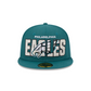 PHILADELPHIA EAGLES MEN'S 2023 NFL DRAFT ALT HAT 59FIFTY FITTED