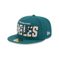 PHILADELPHIA EAGLES MEN'S 2023 NFL DRAFT ALT HAT 59FIFTY FITTED
