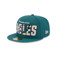 PHILADELPHIA EAGLES HOMBRE 2023 NFL DRAFT ALT SOMBRERO 59FIFTY AJUSTADO