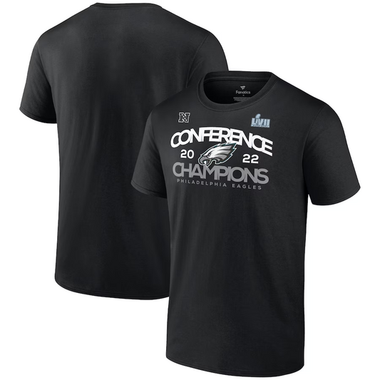 PHILADELPHIA EAGLES MEN'S NFC CONFERENCE CHAMPIONS SHADOW CAST T-SHIRT