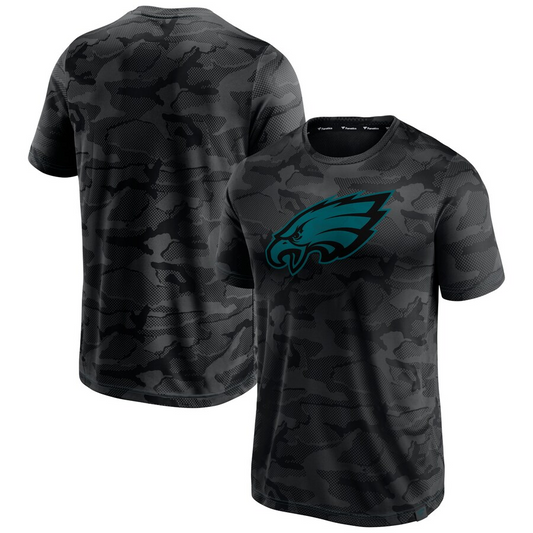 PHILADELPHIA EAGLES MEN'S PRIMARY CAMO JACQUARD TEE