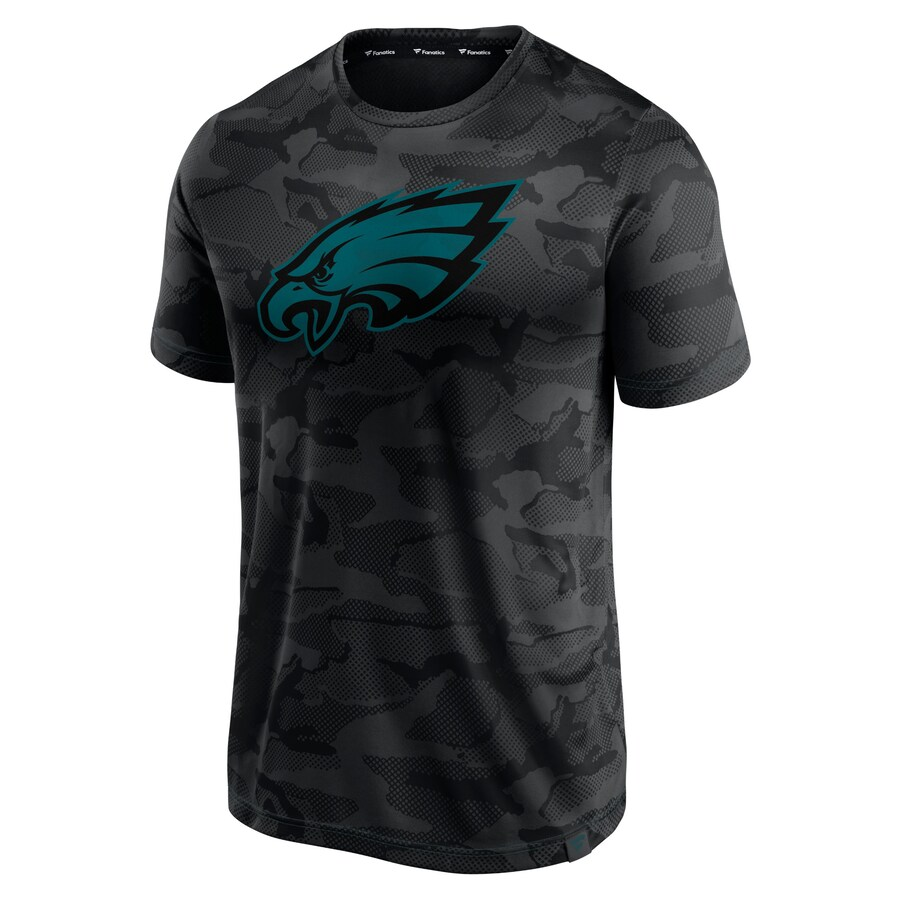 PHILADELPHIA EAGLES MEN'S PRIMARY CAMO JACQUARD TEE