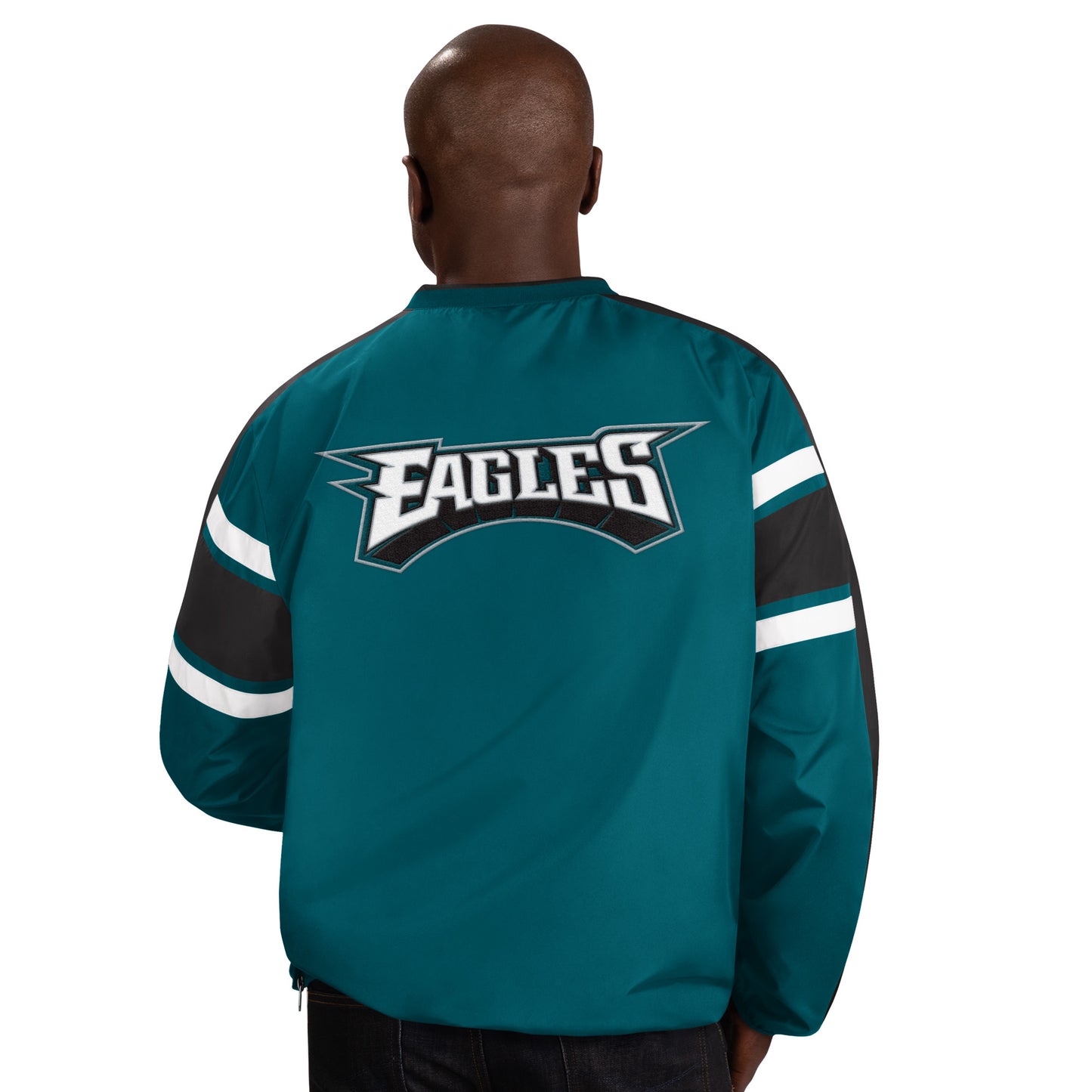 CHAQUETA CORTAVIENTOS PHILADELPHIA EAGLES SWING ROUTE PARA HOMBRE