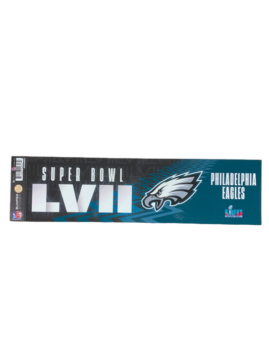 PEGATINA PARA EL PARACHOQUES DEL SUPER BOWL LVII DE LOS ÁGUILAS DE FILADELFIA