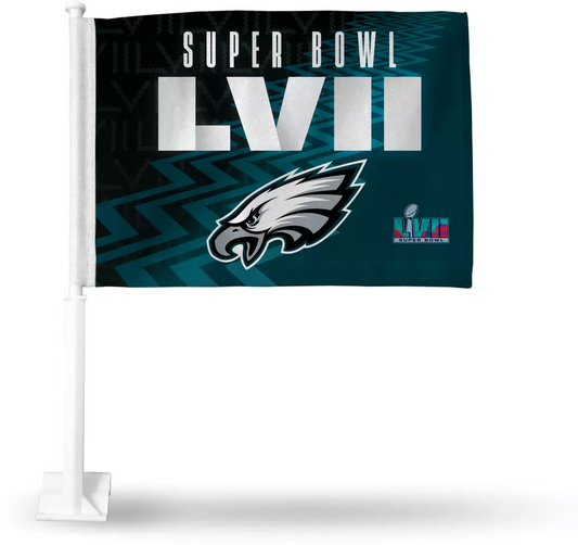 PHILADELPHIA EAGLES SUPER BOWL LVII BOUND CAR FLAG