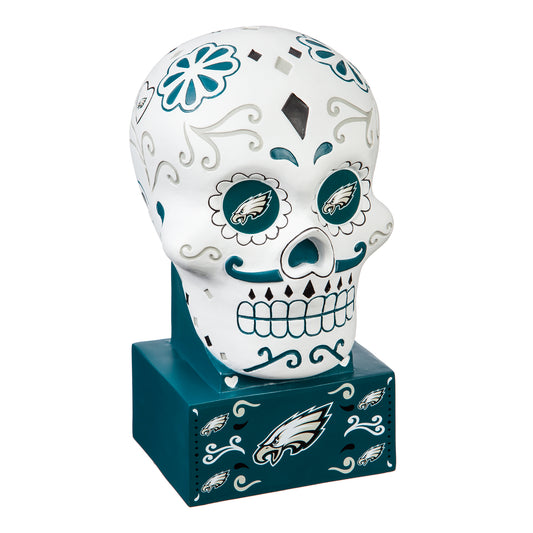 PHILADELPHIA EAGLES SUGAR SKULL HEAD