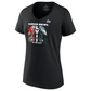 PHILADELPHIA EAGLES VS. KANSAS CITY CHIEFS SUPER BOWL LVII WOMEN'S DUELING MATCHUP T-SHIRT