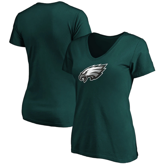 CAMISETA CON LOGO PRIMARIO PARA MUJER PHILADELPHIA EAGLES - VERDE