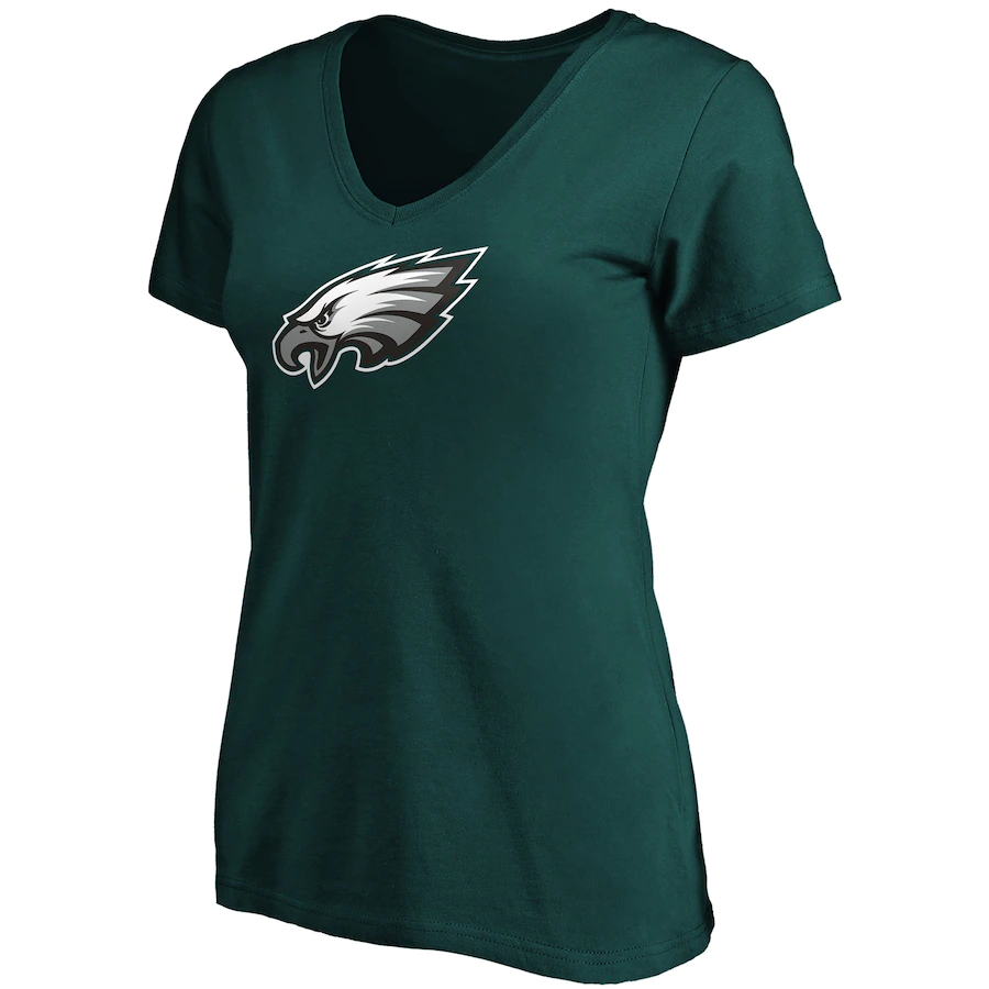 PHILADELPHIA EAGLES WOMEN S PRIMARY LOGO TEE GREEN JR S SPORTS