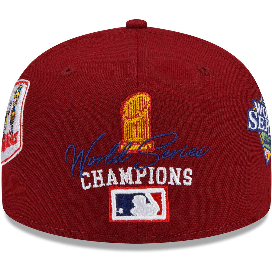 PHILADELPHIA PHILLIES COUNT THE RINGS 59FIFTY FITTED