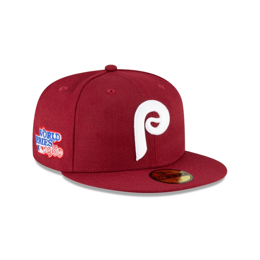 PHILADELPHIA PHILLIES PATCH UP WORLD SERIES 59FIFTY FITTED HAT