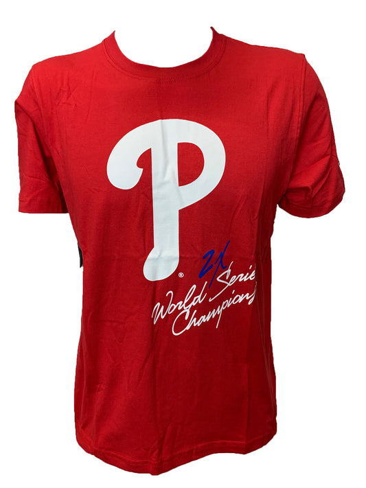 CAMISETA DE CAMPEONES MUNDIALES DE PHILADELPHIA PHILLIES