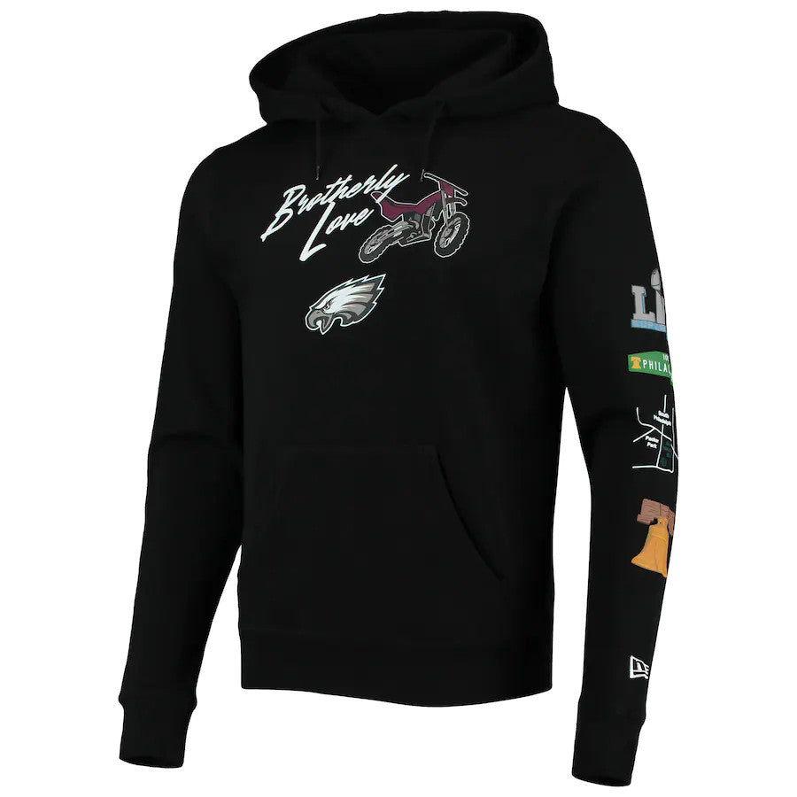 PHILDELPHIA EAGLES MEN'S CITY TRANSIT HOODIE SWEATSHIRT