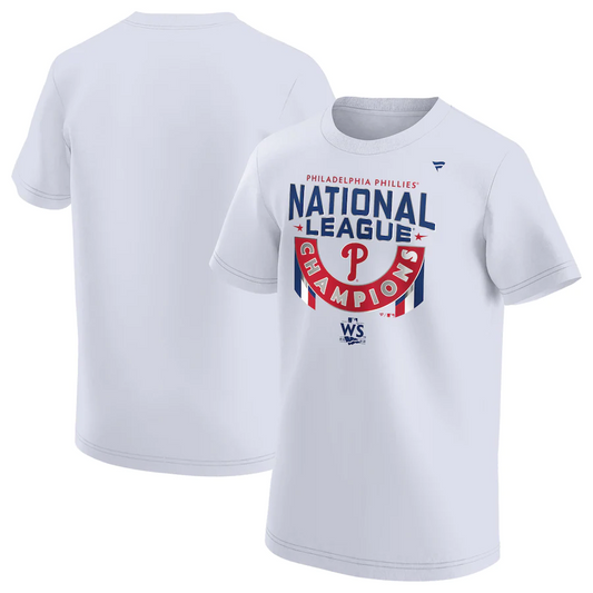 CAMISETA DE CAMPEONES DE LA LIGA DE VESTUARIO 2022 PARA HOMBRE DE PHILADELPHIA PHILLIES