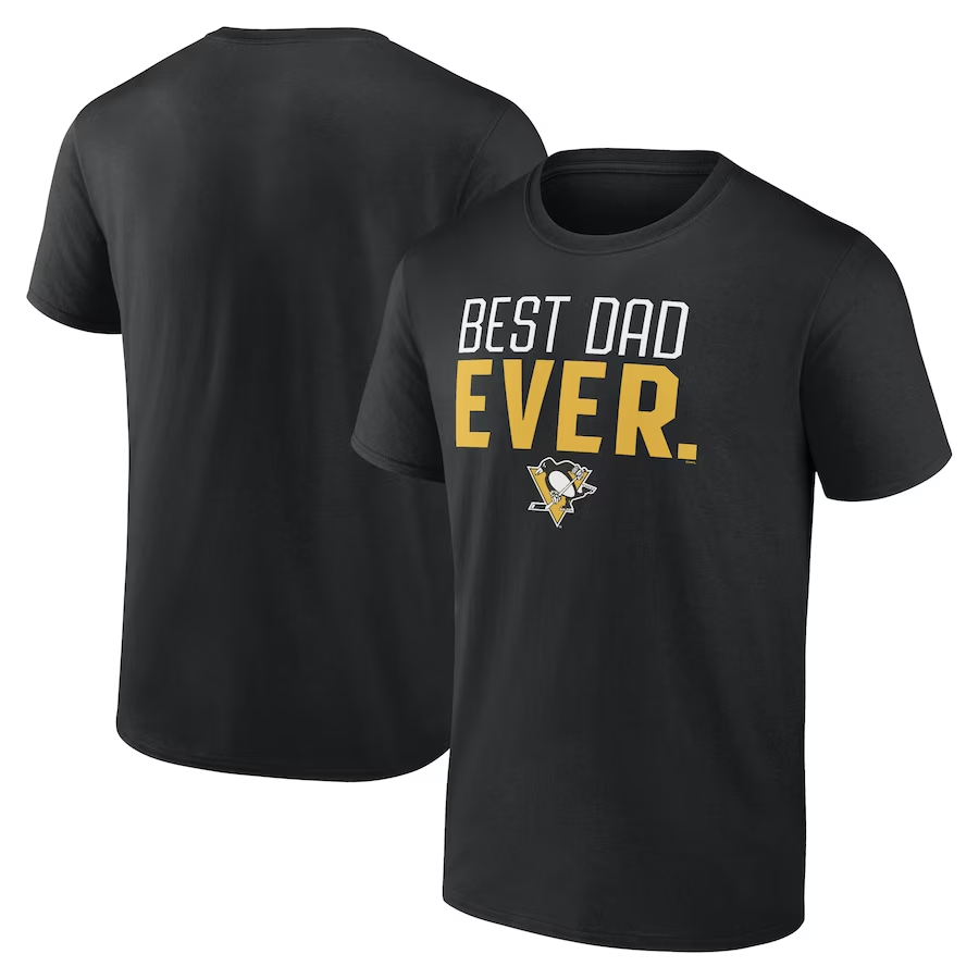 PITTSBURGH PENGUINS MEN'S BEST DAD EVER T-SHIRT