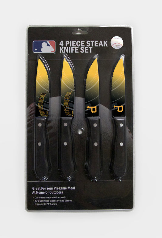 PITTSBURGH PIRATES 4PK KNIFE SET