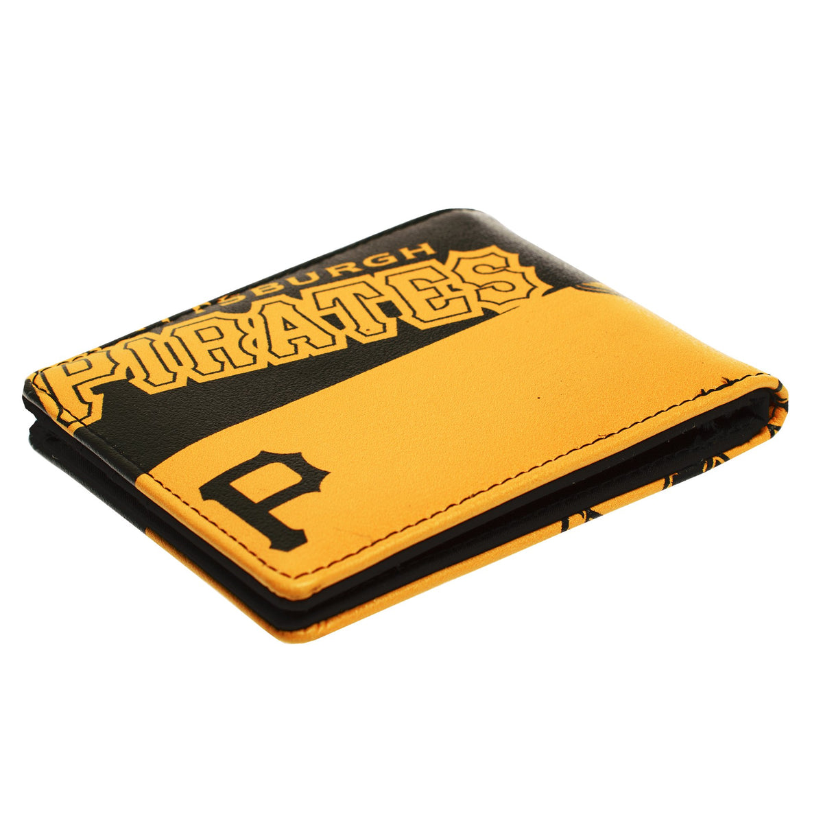 CARTERA DE DOS PLEGAMIENTOS CON LOGO DE LOS PIRATAS DE PITTSBURGH