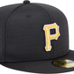 PITTSBURGH PIRATES MEN'S 2023 ALTERNATE CLUBHOUSE 59FIFTY FITTED HAT