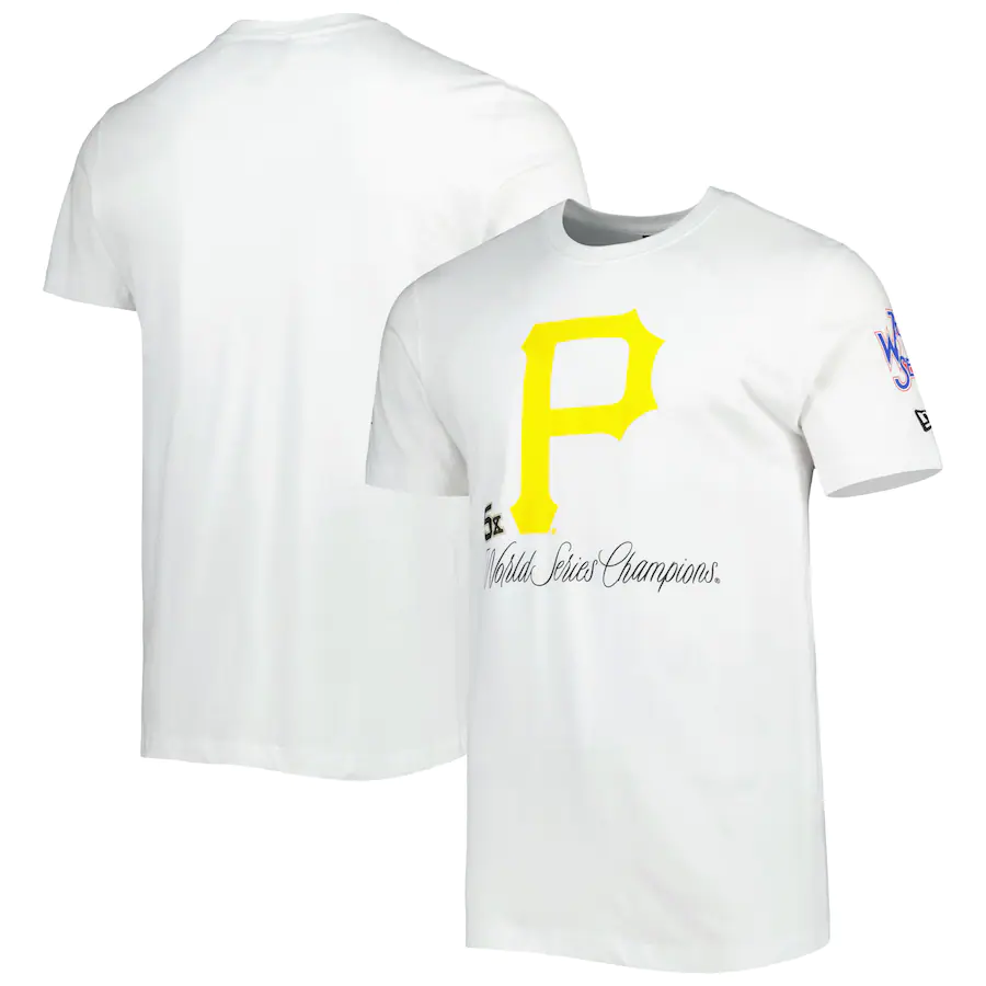 CAMISETA DE LOS CAMPEONES HISTÓRICOS DE LOS PIRATAS DE PITTSBURGH PARA HOMBRE - BLANCO
