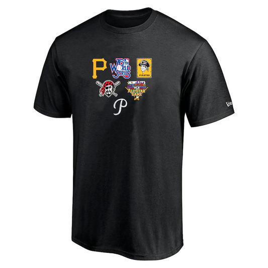 CAMISETA PARCHE ORGULLO DE HOMBRE DE LOS PIRATAS DE PITTSBURGH