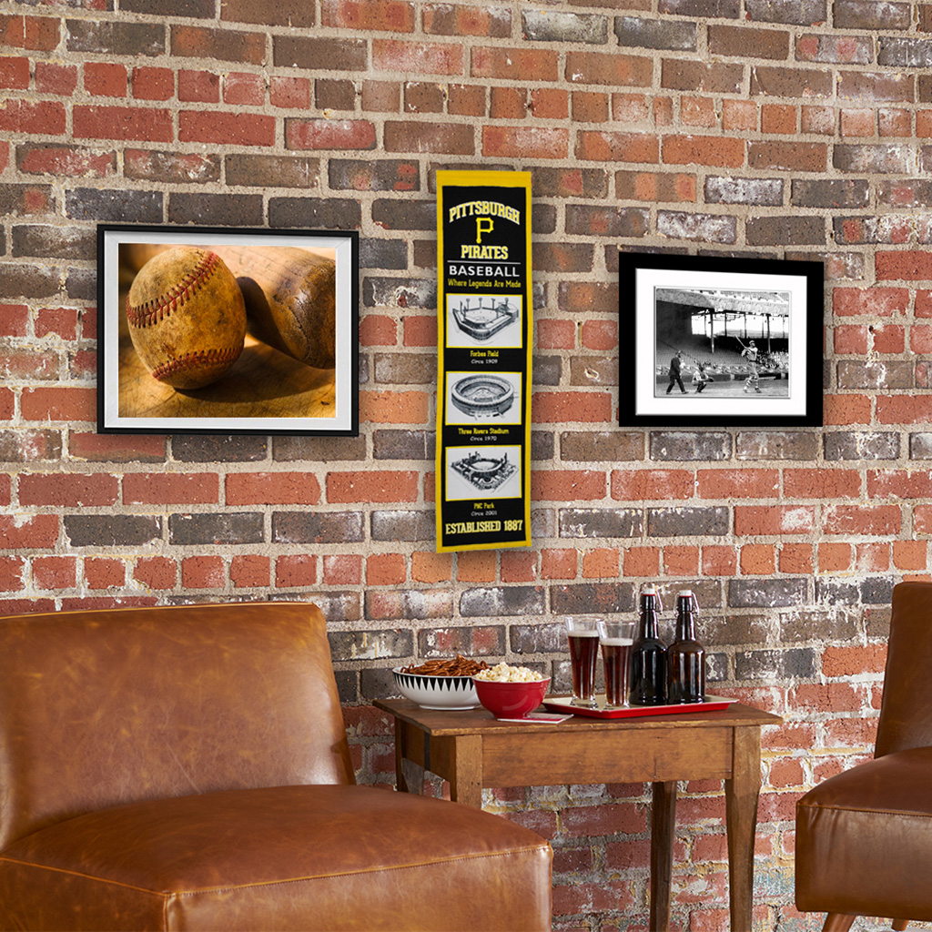 PITTSBURGH PIRATES STADIUM EVOLUTION BANNER