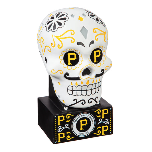 CABEZA DE CALAVERA DE AZÚCAR DE LOS PIRATAS DE PITTSBURGH